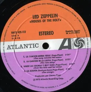  Led Zeppelin ‎– Houses Of The Holy {Original SP} Vinyl Rip 24/96