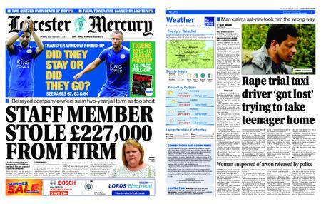 Leicester Mercury – September 01, 2017