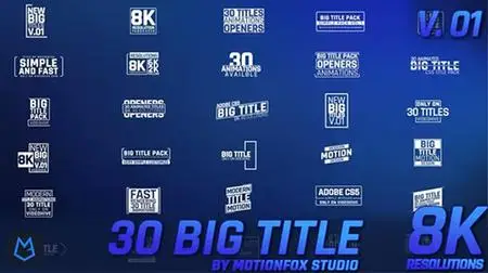 Big Title Animation 8K v.01 23079044