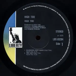 High Tide - High Tide (Liberty 1970) 24-bit/96kHz Vinyl Rip.