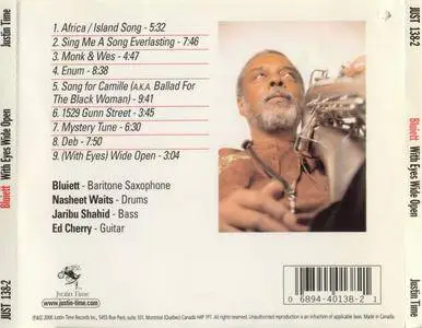 Hamiet Bluiett - With Eyes Wide Open (2000) {Justin Time JUST138-2 rec 1999}