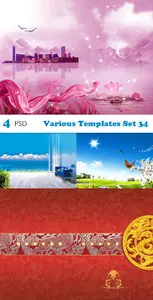 PSD - Various Templates Set 34