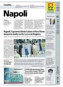 la Repubblica Napoli - 1 Settembre 2018