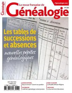 La Revue française de Généalogie - Juin-Juillet 2023