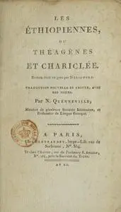 «Les Éthiopiennes ou Théagènes et Chariclée, tomes 1–3» by Heliodoros