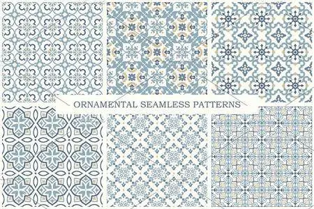 Creativemarket - Arabic Ornamental Seamless Patterns