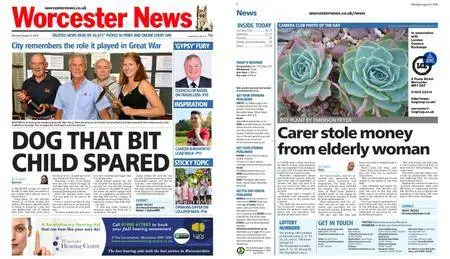 Worcester News – August 06, 2018