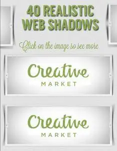 CreativeMarket - 40 Realistic Web Shadows