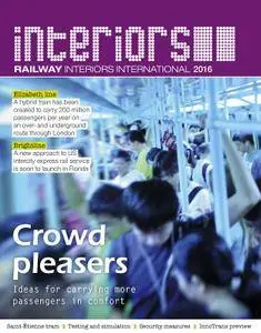 Railway Interiors International Annual Showcase 2016