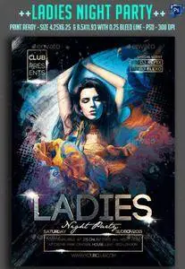 GraphicRiver - Ladies Night Party Flyer