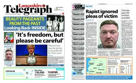 Lancashire Telegraph (Burnley, Pendle, Rossendale) – July 13, 2021