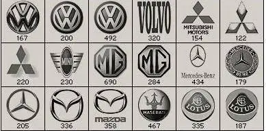 Car Brands brush for potoshop