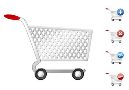 Cart icon - HQ PSD template