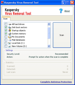 KAV Virus Removal Tool v7.0.0.290 (23.11.2009) Portable