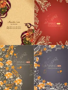 Spring Vector Backgrounds 2