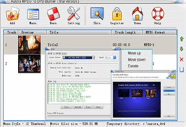 Aurora MPEG to DVD Burner v4.9.24