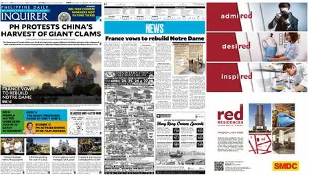 Philippine Daily Inquirer – April 17, 2019