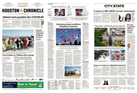 Houston Chronicle – August 18, 2021