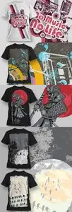 T-Shirt Vector Design Set 6