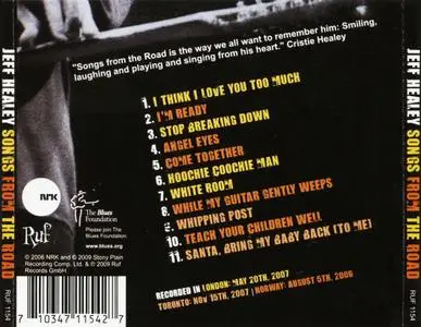 Jeff Healey - Songs From The Road (2009)