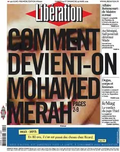 Libération du Samedi 24 et Dimanche 25 Mars 2012