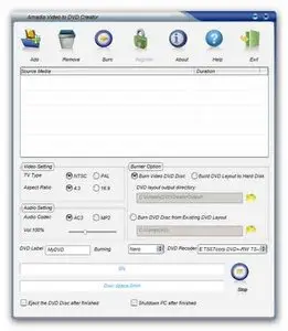 Amadis Video to DVD Creator 3.7.2