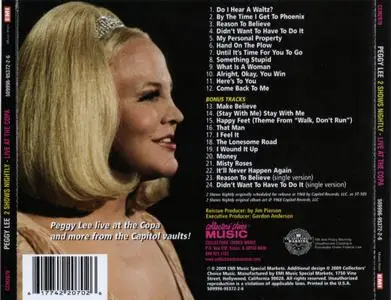 Peggy Lee - 2 Shows Nightly: Live At The Copa (1968)