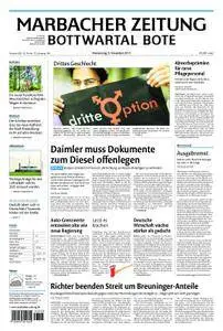 Marbacher Zeitung - 09. November 2017