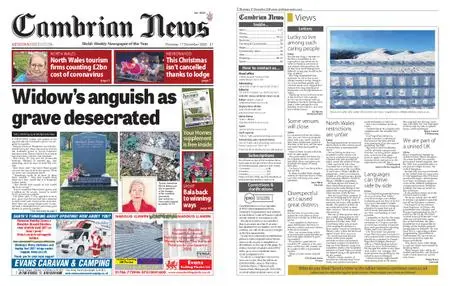 Cambrian News Arfon & Dwyfor – 18 December 2020