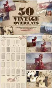 CreativeMarket - 50 Vintage Overlays + Bonus