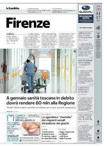 la Repubblica Firenze - 30 Novembre 2017