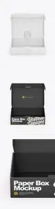 Opened Paper Box Mockup 82077