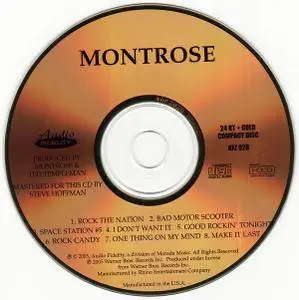 Montrose - Montrose (1973) {2005, Audio Fidelity, 24k Gold HDCD, Remastered}