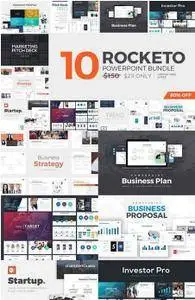 CreativeMarket - Rocketo Powerpoint Templates Bundle