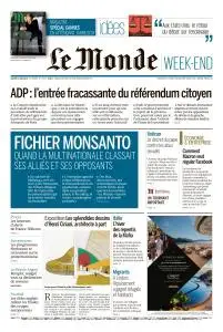 Le Monde du Samedi 11 Mai 2019