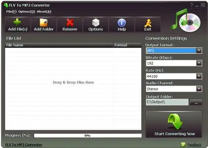 FLV to MP3 Converter 3.1