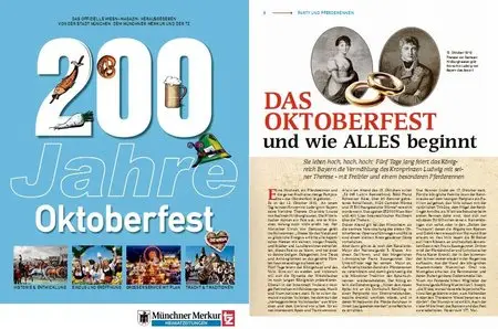 Wiesn-Journal - 200 Jahre Oktoberfest - TZ - Münchner Merkur 2010