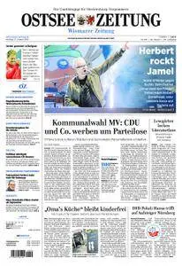 Ostsee Zeitung Wismar - 27. August 2018
