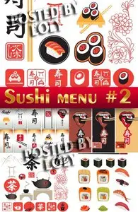 Sushi Menu #2 - Stock Vector