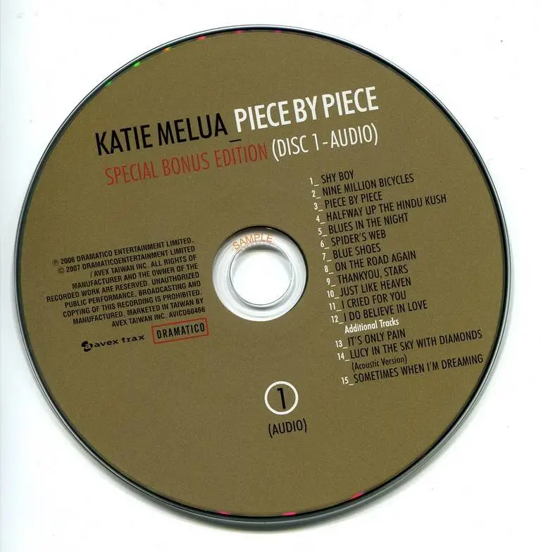 Katie Melua Piece By Piece (2005) {2007, Special Bonus Edition