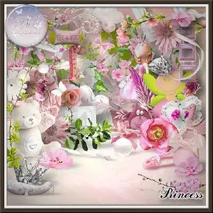 Romantic Scrap-set - Princess