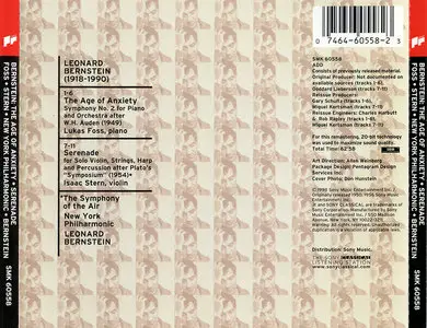 Leonard Bernstein · The Age of Anxiety · Serenade After Plato's "Symposium"