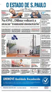 Jornal O Estado de São Paulo - 24 de setembro de 2012 - Segunda