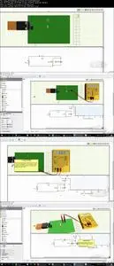 3D Simulation: Microcontrollers, Electronics, Mechanism, PCB