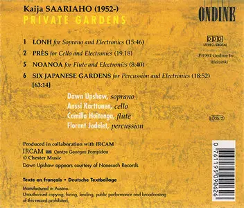 Kaija Saariaho: Private Gardens