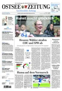 Ostsee Zeitung Greifswalder Zeitung - 29. Oktober 2018