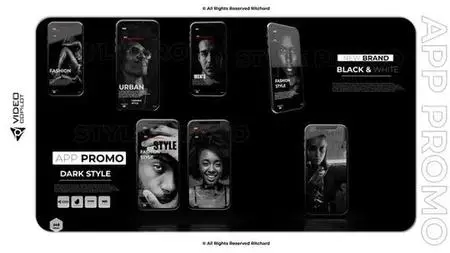 App Promo Dark Style 28526176