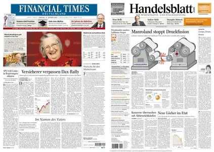 Handelsblatt & FinancialTimesDeutschland vom 13.10.2009