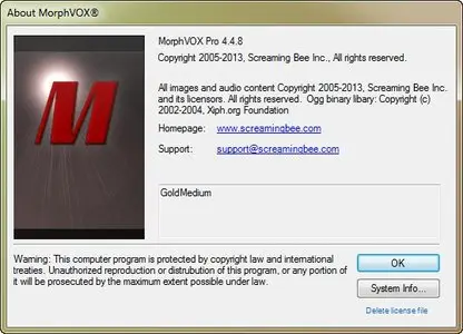 Screaming Bee MorphVOX Pro 4.4.8 Build 27304 Deluxe Pack