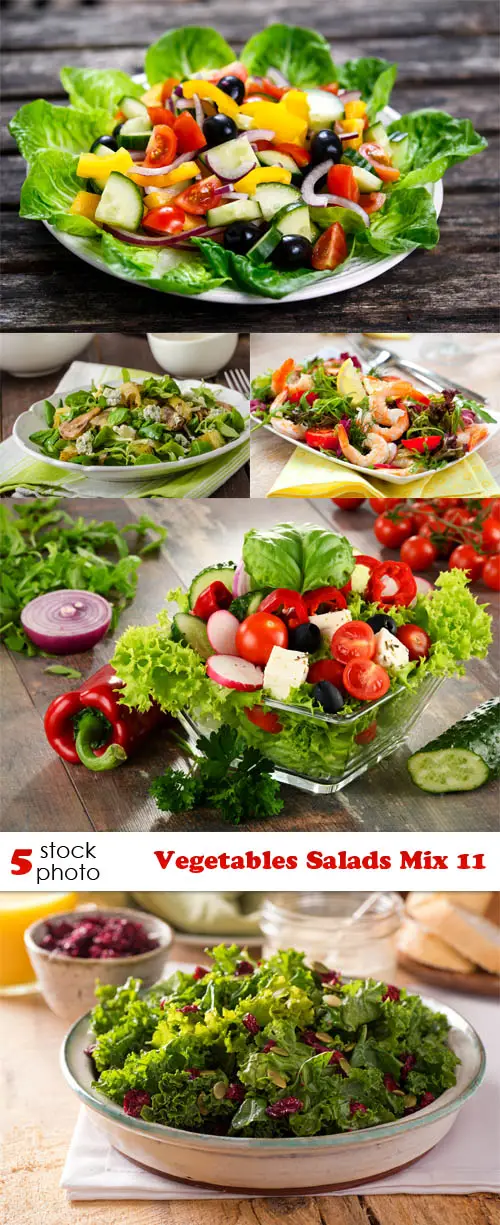 Photos - Vegetables Salads Mix 11